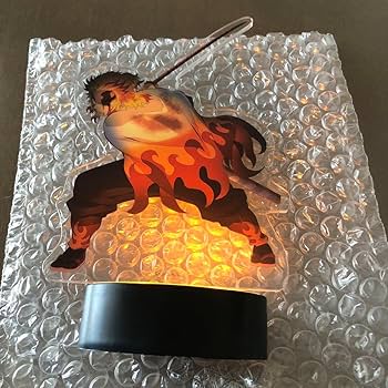 煉獄杏寿郎 アクリルスタンド 光るデザイン 心を燃やせ 煉獄杏寿郎 光るアクリルスタンド - メルカリ
